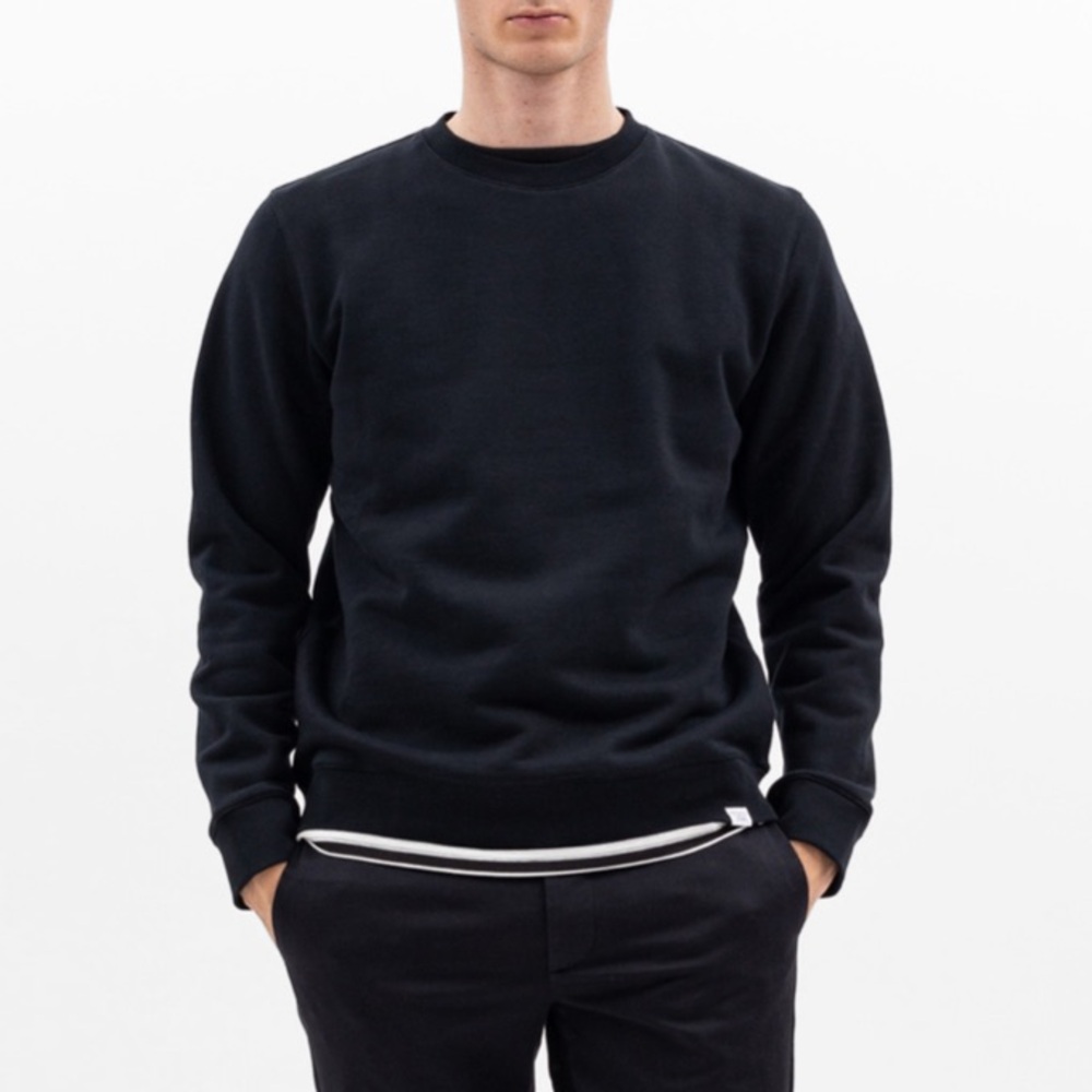 Norse Projects Vagn classic crew M black sweatshirt crewneck cotton Denmark